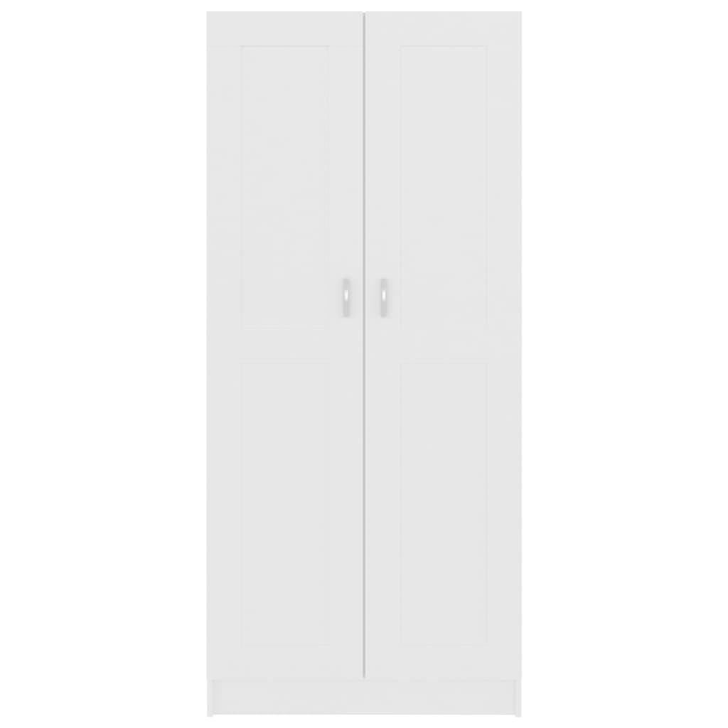 Bücherschrank Weiß 82,5x30,5x185,5 cm Holzwerkstoff