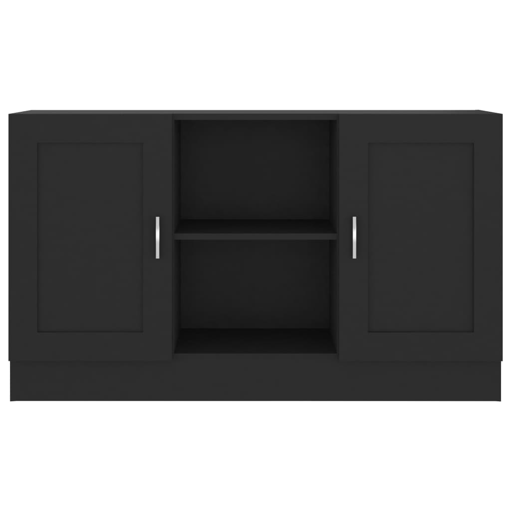 Sideboard Schwarz 120x30,5x70 cm Holzwerkstoff