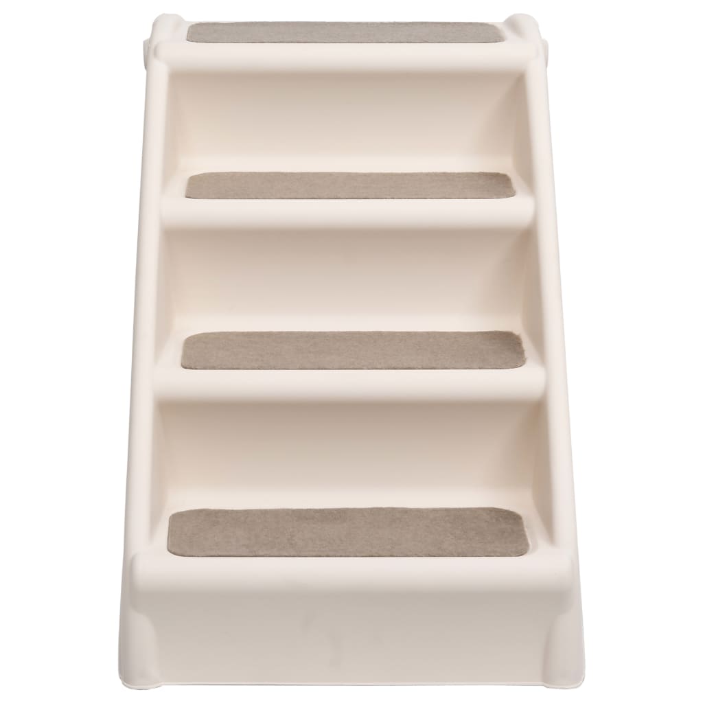 Hundetreppe Klappbar Creme 62x40x49,5 cm