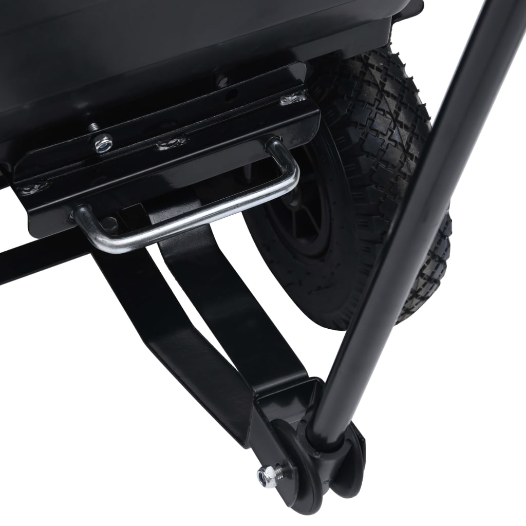Garten-Kippwagen 300 kg 75 L Schwarz
