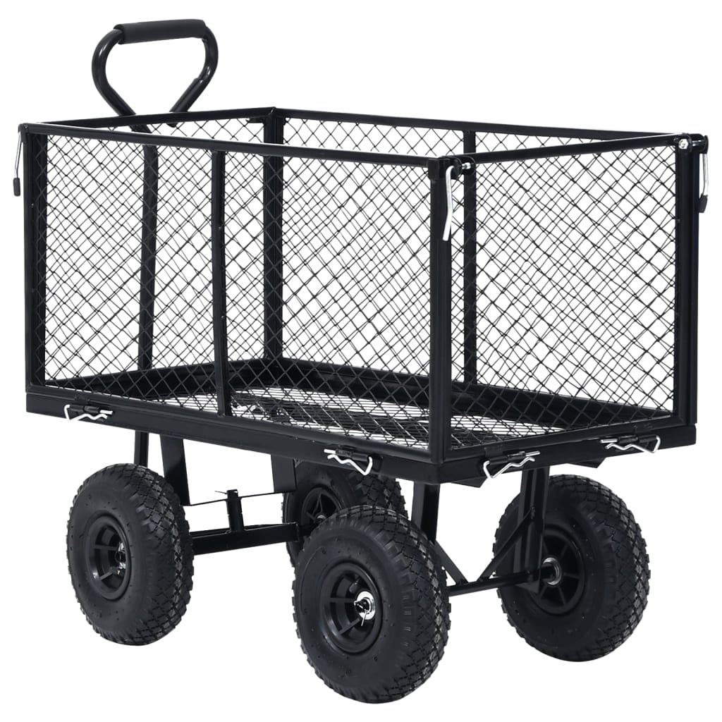 Gartenwagen Schwarz 350 kg
