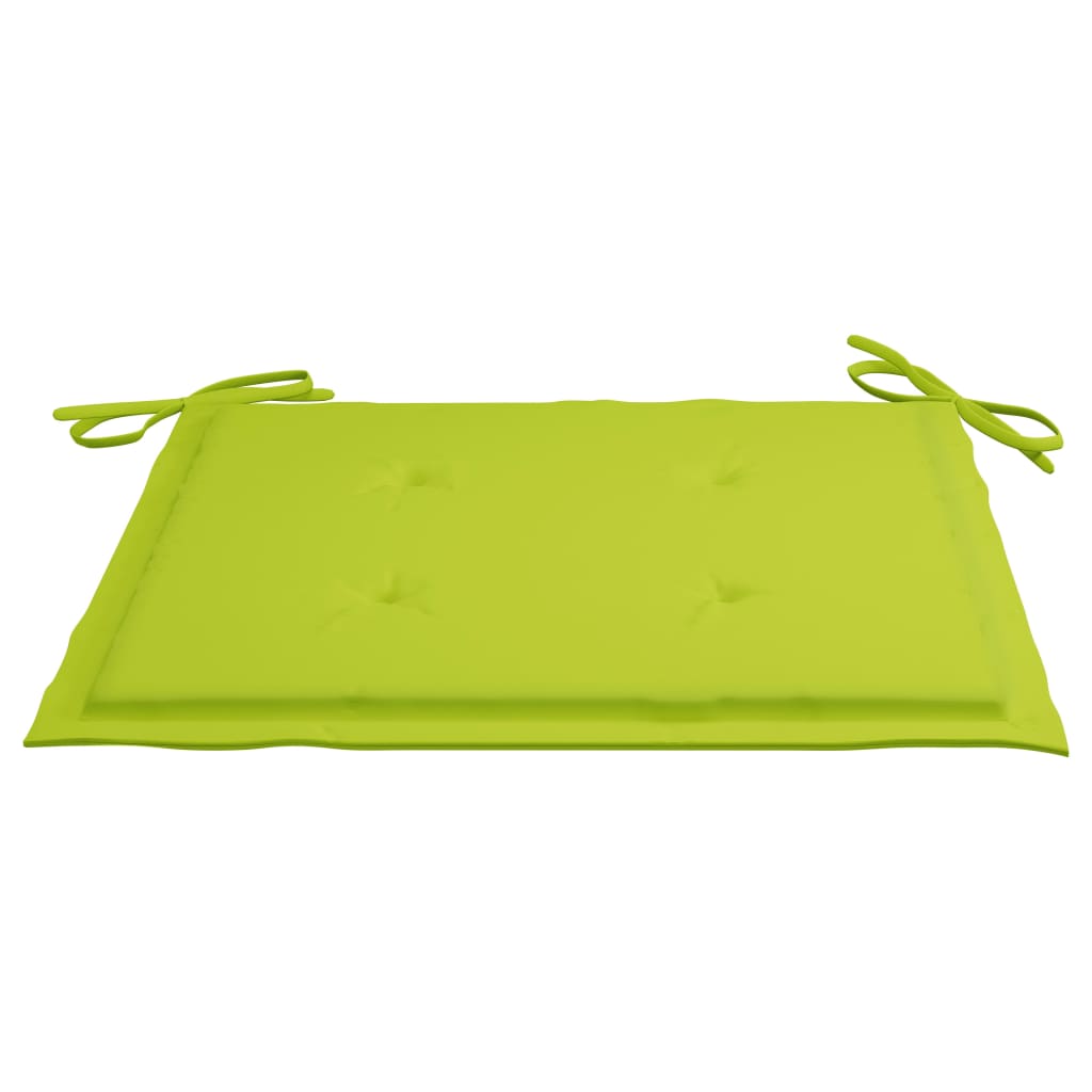 Gartenstuhl-Kissen 6 Stk. Knallgrün 40x40x3 cm Oxford-Gewebe