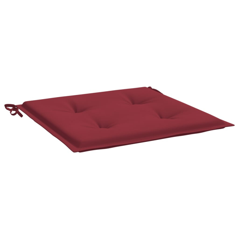 Gartenstuhl-Kissen 6 Stk. Weinrot 50x50x3 cm Oxford-Gewebe
