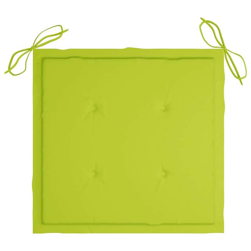 Gartenstuhl-Kissen 6 Stk. Knallgrün 50x50x3 cm Oxford-Gewebe