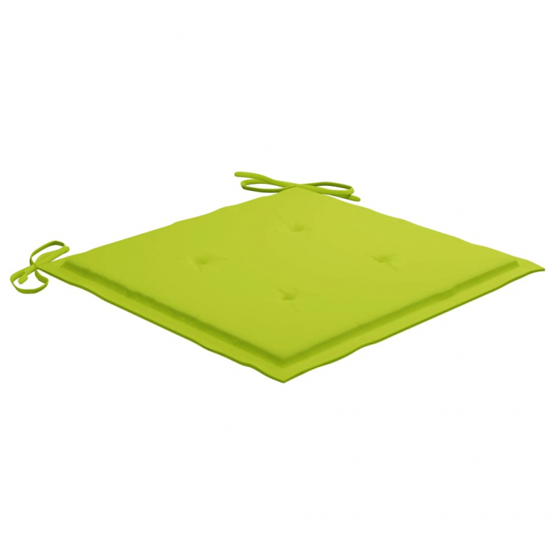 Gartenstuhl-Kissen 6 Stk. Knallgrün 50x50x3 cm Oxford-Gewebe
