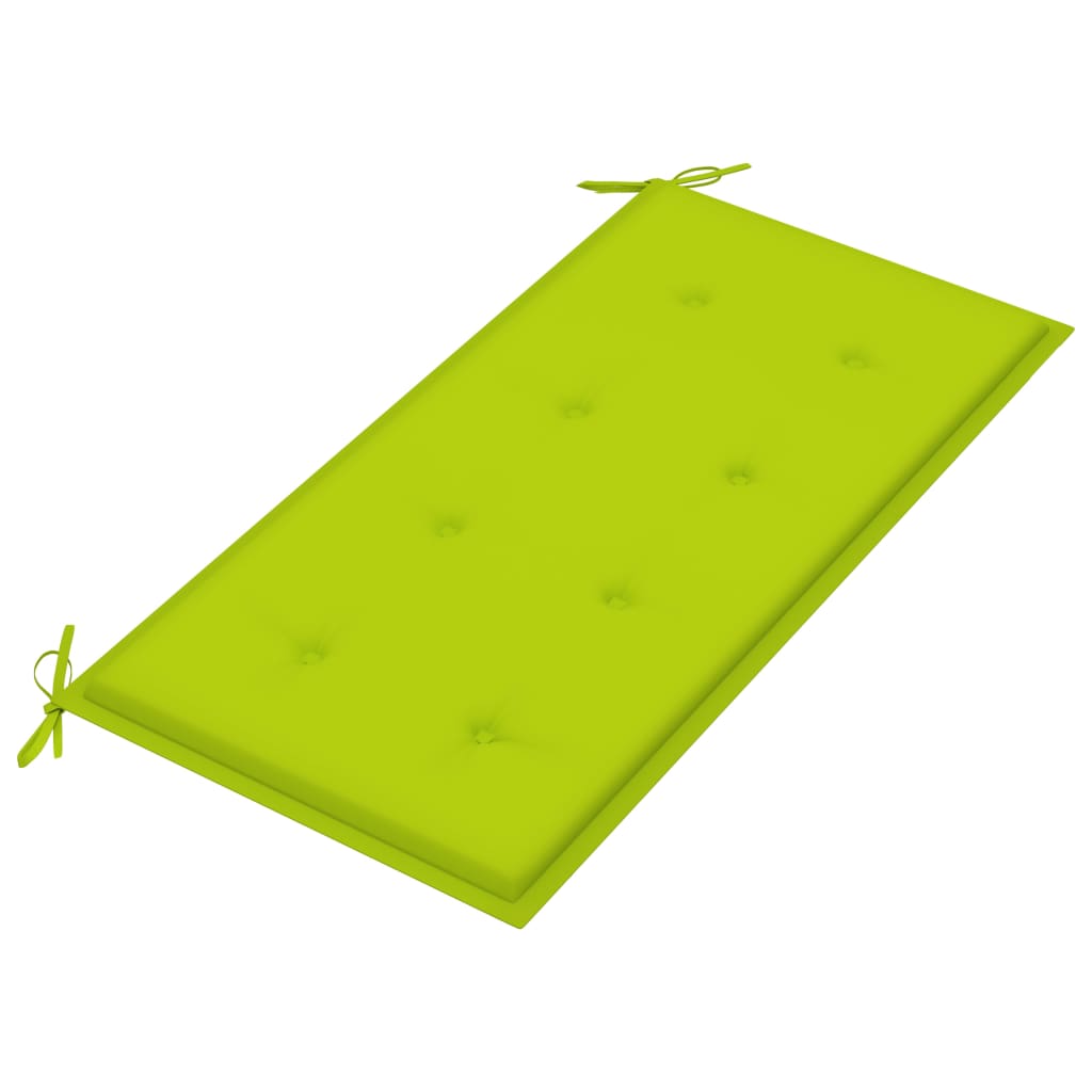 Gartenbank-Auflage Hellgrün 100x50x3 cm Oxford-Gewebe