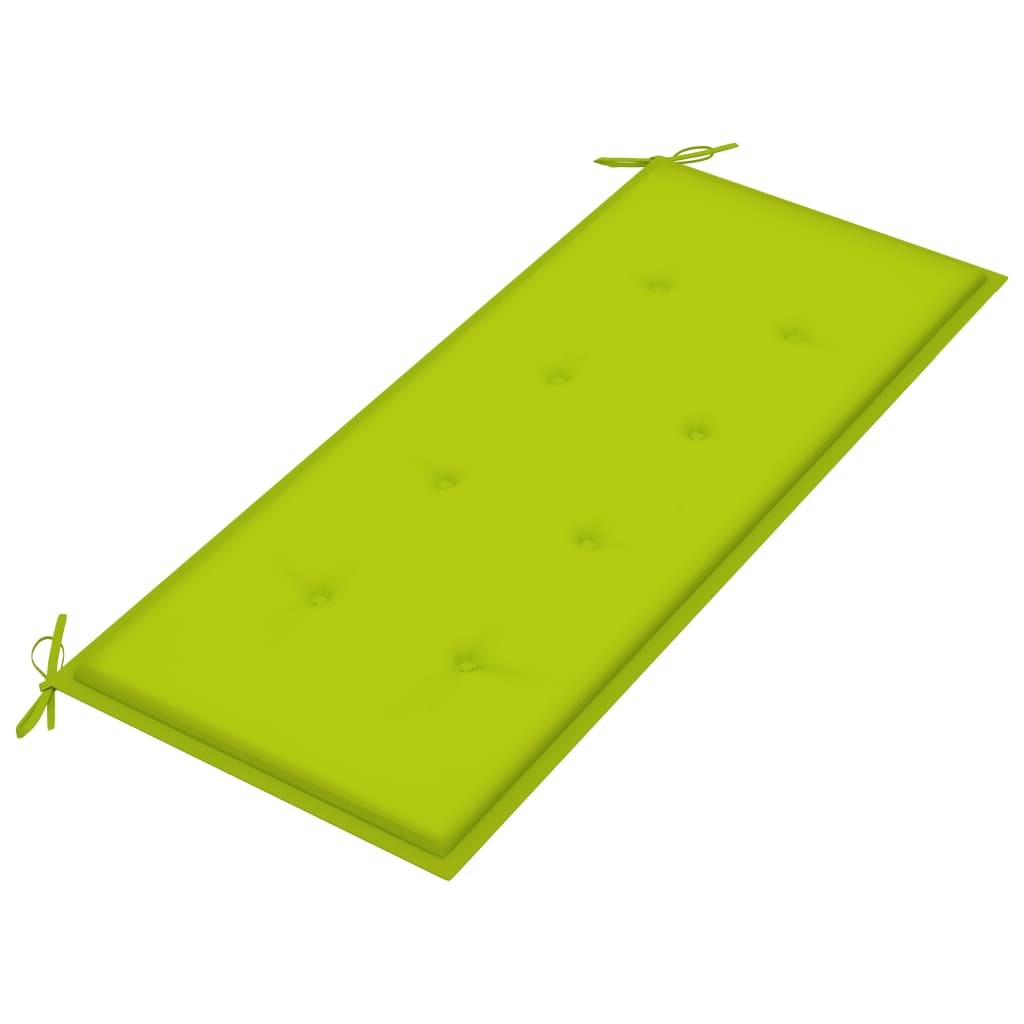 Gartenbank-Auflage Hellgrün 120x50x4 cm Oxford-Gewebe