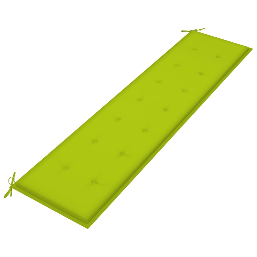 Gartenbank-Auflage Hellgrün 200x50x4 cm Oxford-Gewebe