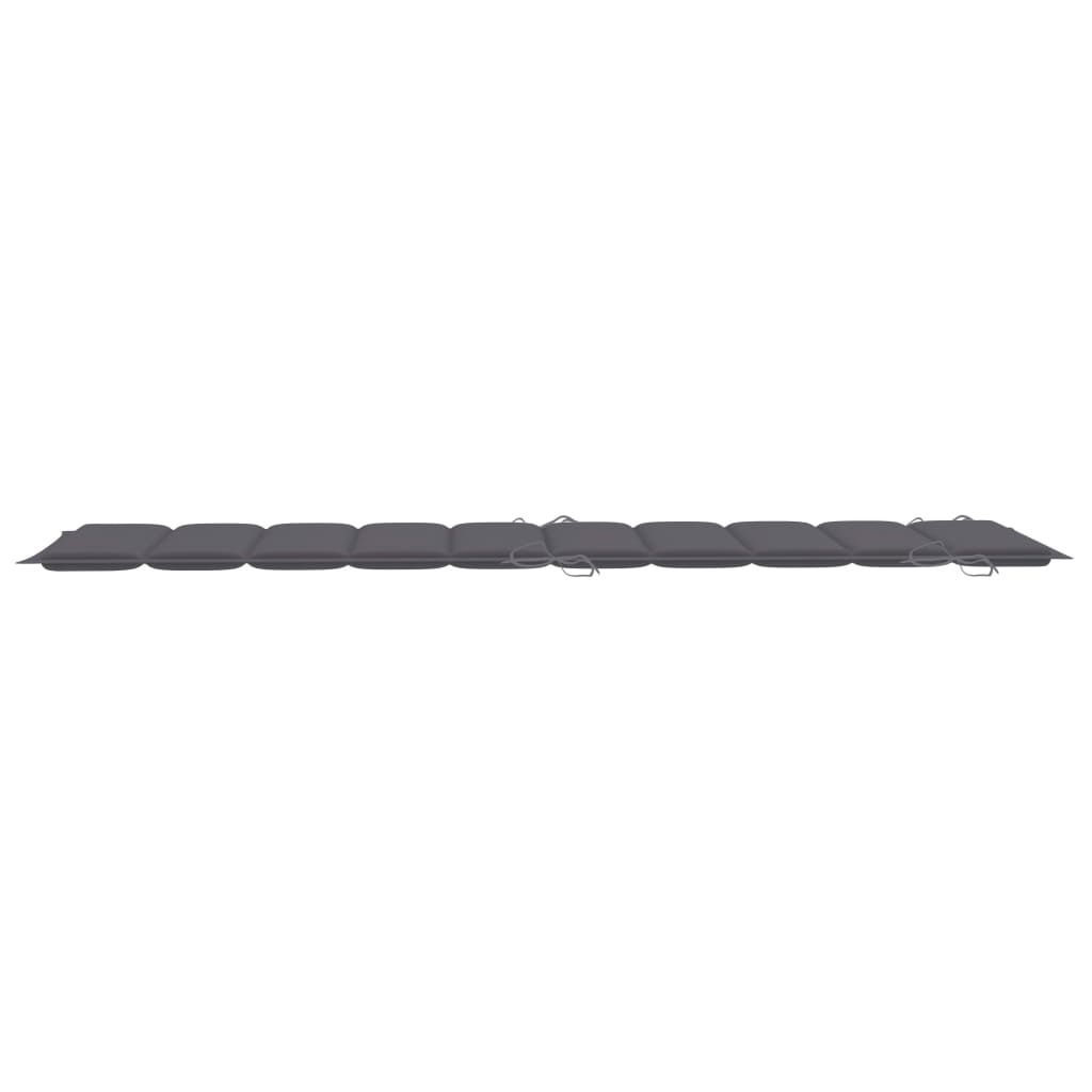 Sonnenliegen-Auflage Anthrazit 186x58x4 cm Oxford-Gewebe