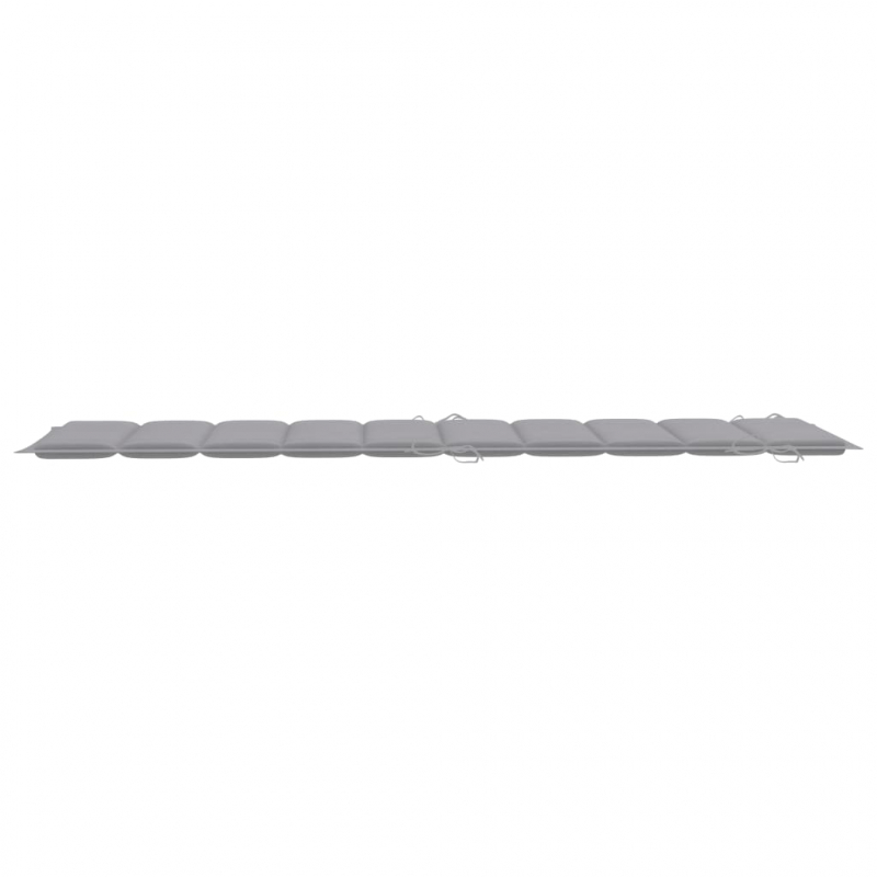 Sonnenliegen-Auflage Grau 186x58x4 cm Oxford-Gewebe
