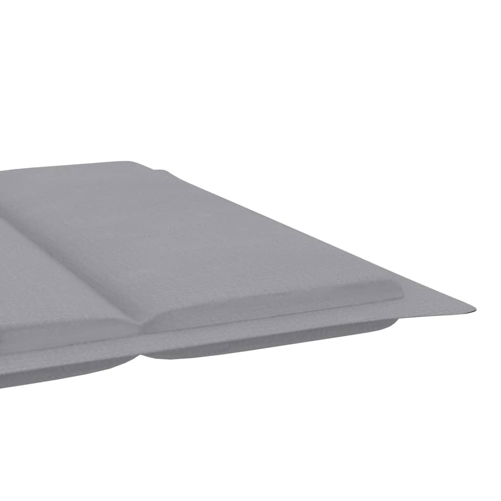 Sonnenliegen-Auflage Grau 186x58x4 cm Oxford-Gewebe