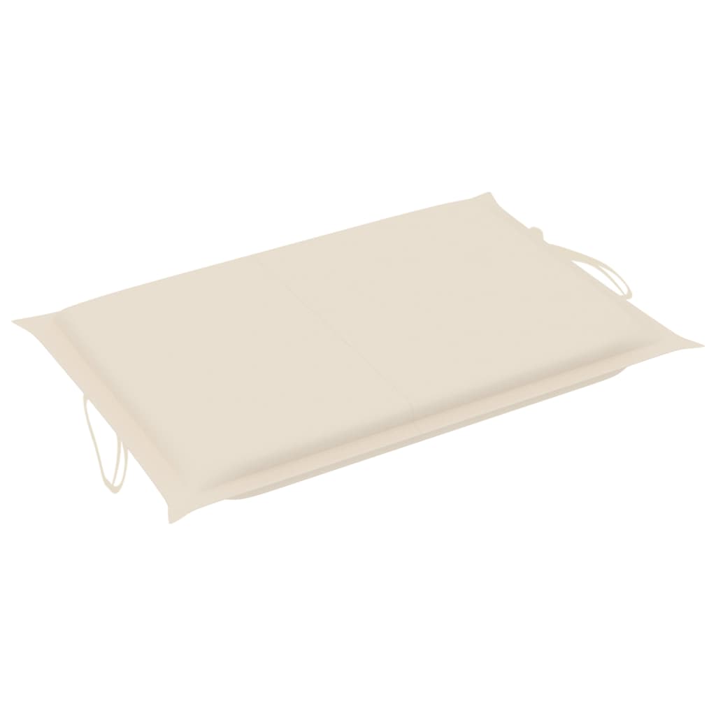 Sonnenliegen-Auflage Creme 186x58x4 cm Oxford-Gewebe
