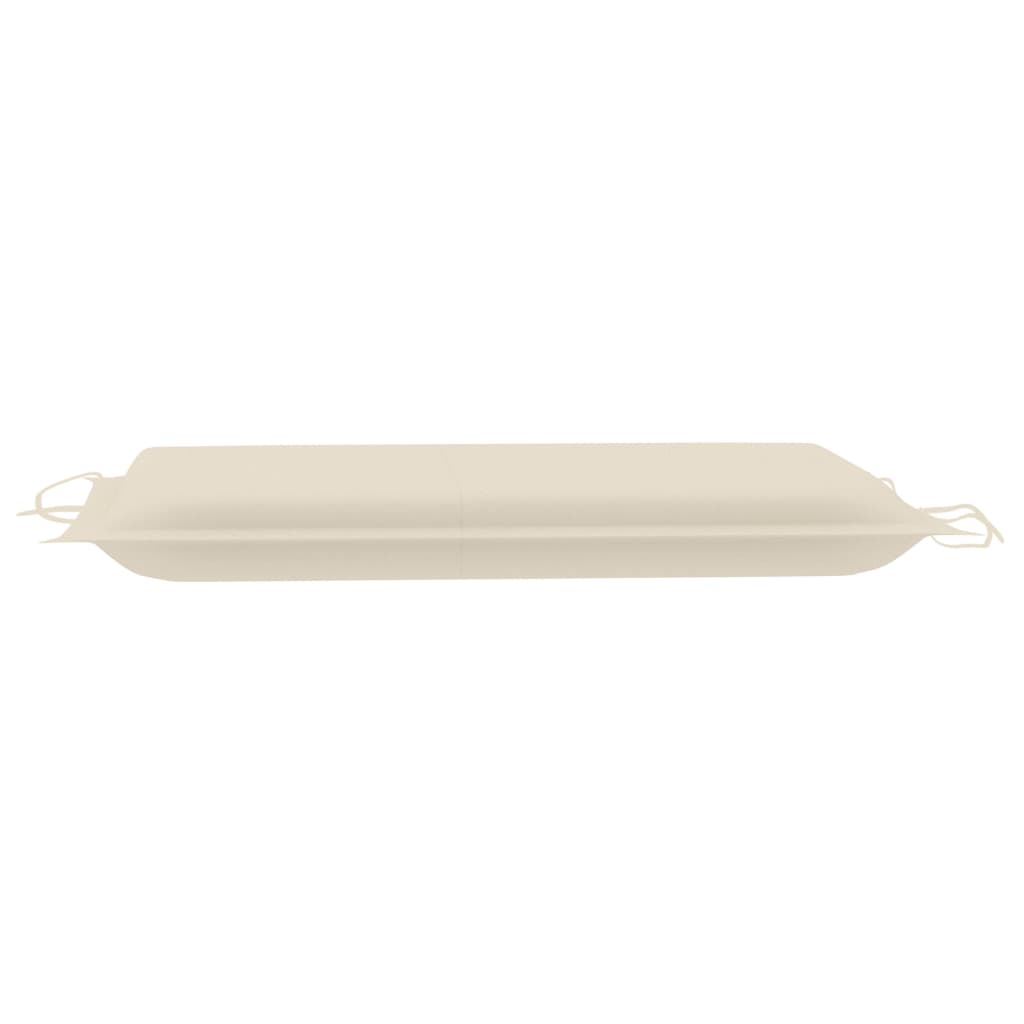 Sonnenliegen-Auflage Creme 186x58x4 cm Oxford-Gewebe