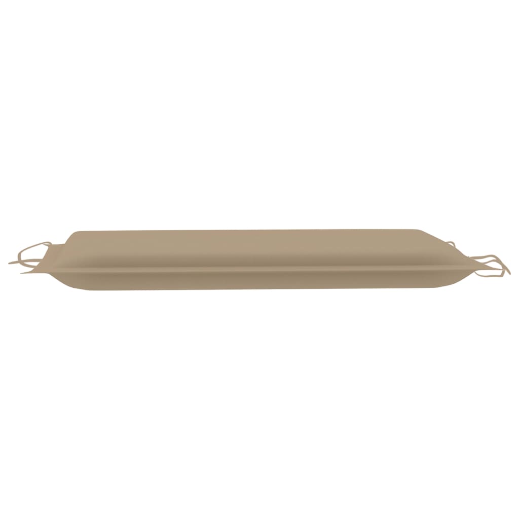 Sonnenliegen-Auflage Beige 186x58x4 cm Oxford-Gewebe