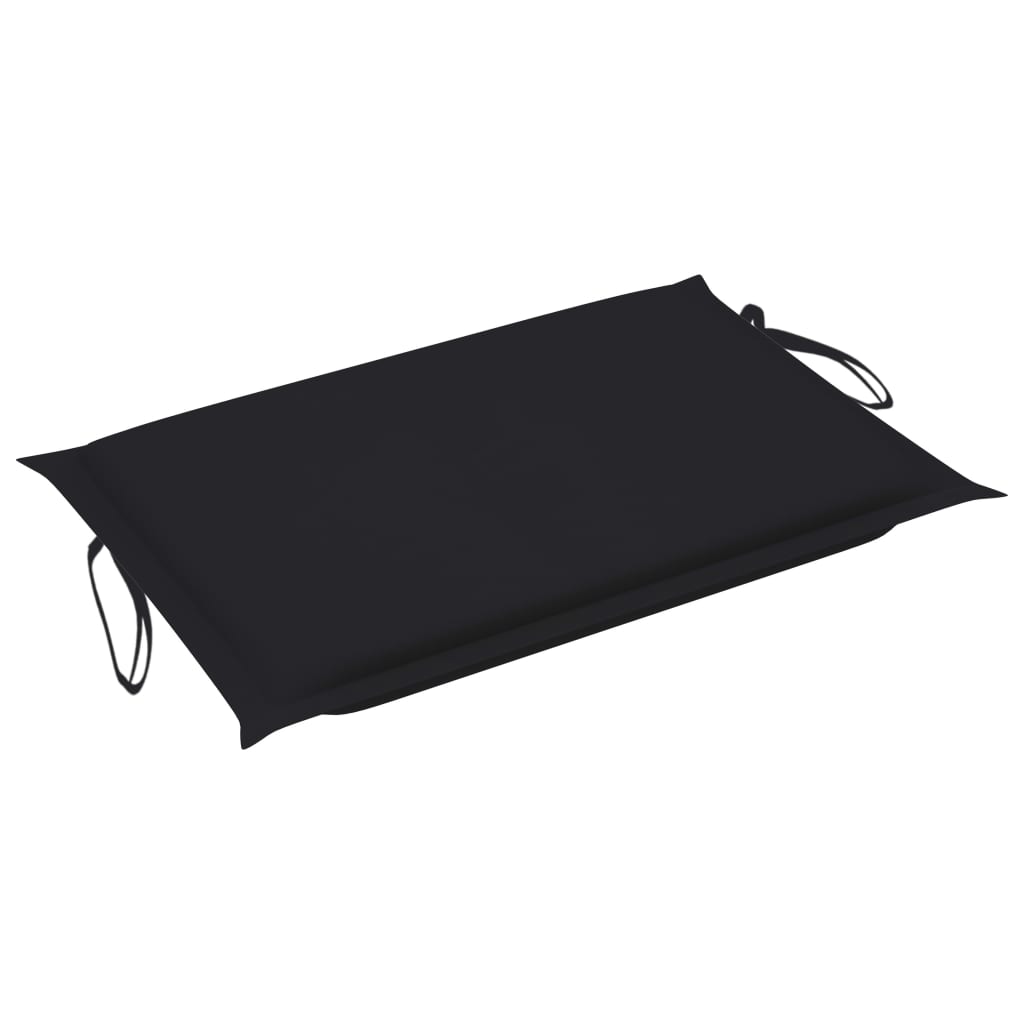 Sonnenliegen-Auflage Schwarz 186x58x4 cm Oxford-Gewebe