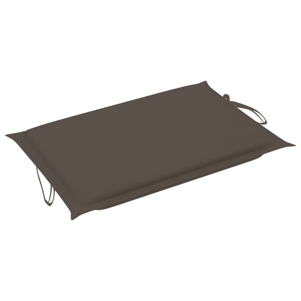 Sonnenliegen-Auflage Taupe 186x58x4 cm Oxford-Gewebe