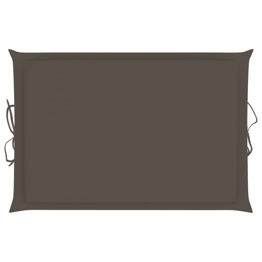 Sonnenliegen-Auflage Taupe 186x58x4 cm Oxford-Gewebe