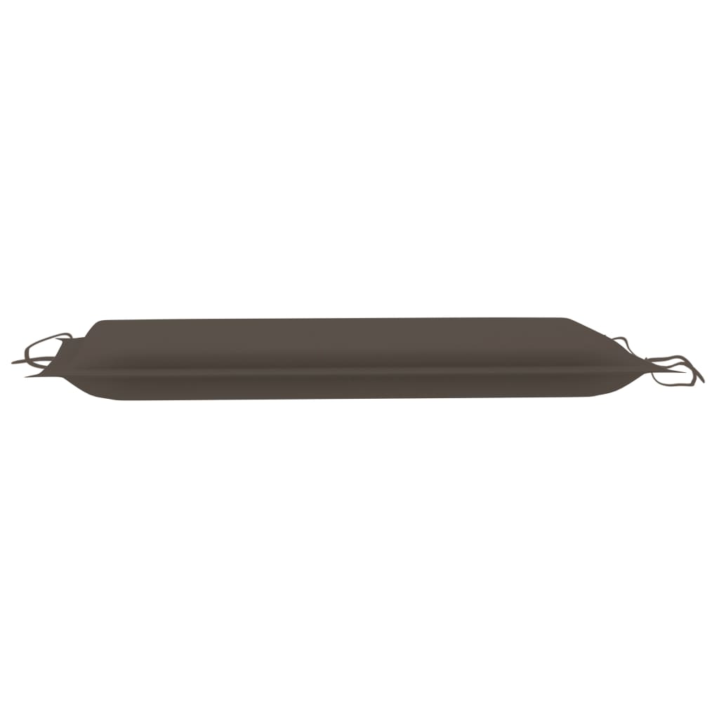 Sonnenliegen-Auflage Taupe 186x58x4 cm Oxford-Gewebe