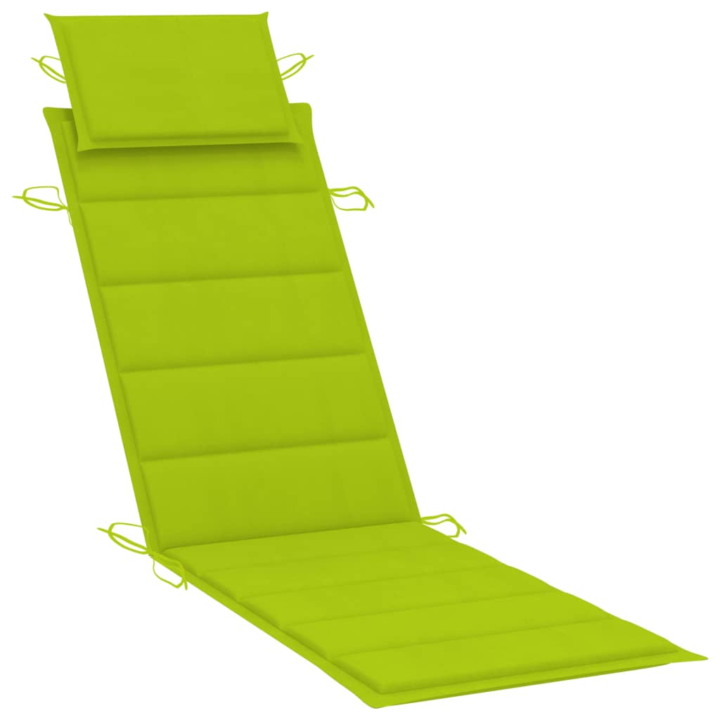 Sonnenliegen-Auflage Hellgrün 186x58x4 cm Oxford-Gewebe