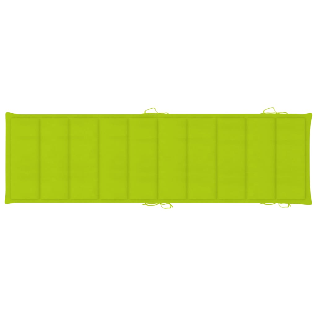 Sonnenliegen-Auflage Hellgrün 186x58x4 cm Oxford-Gewebe