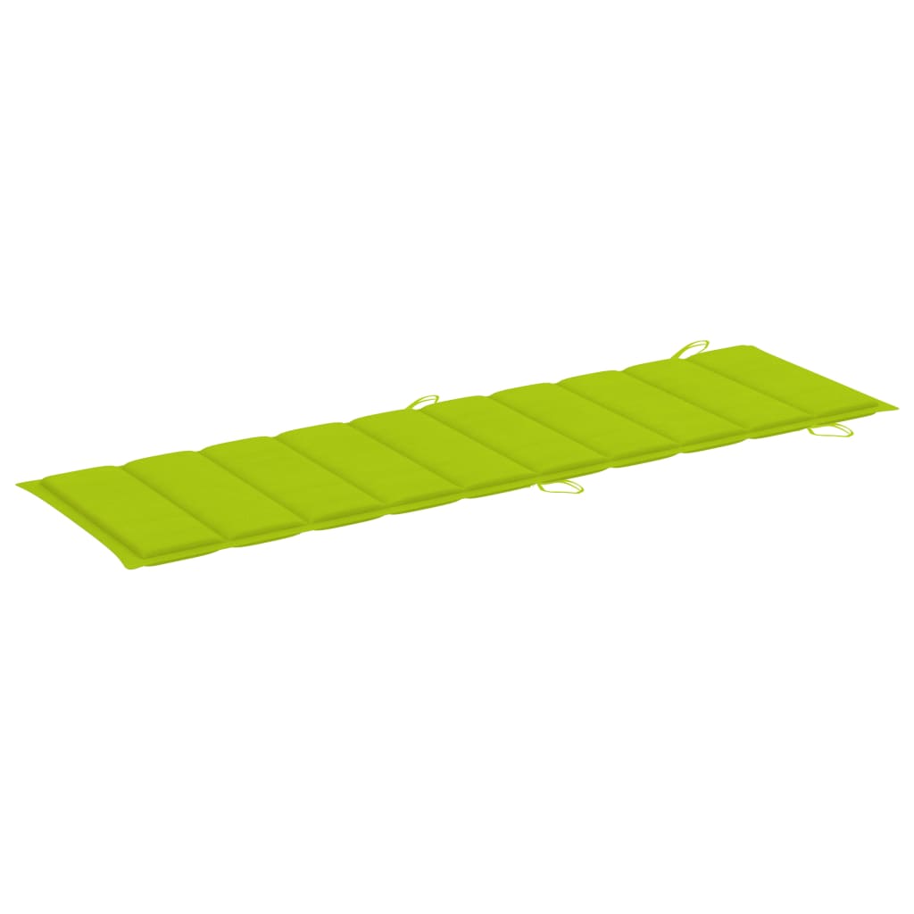 Sonnenliegen-Auflage Hellgrün 186x58x4 cm Oxford-Gewebe
