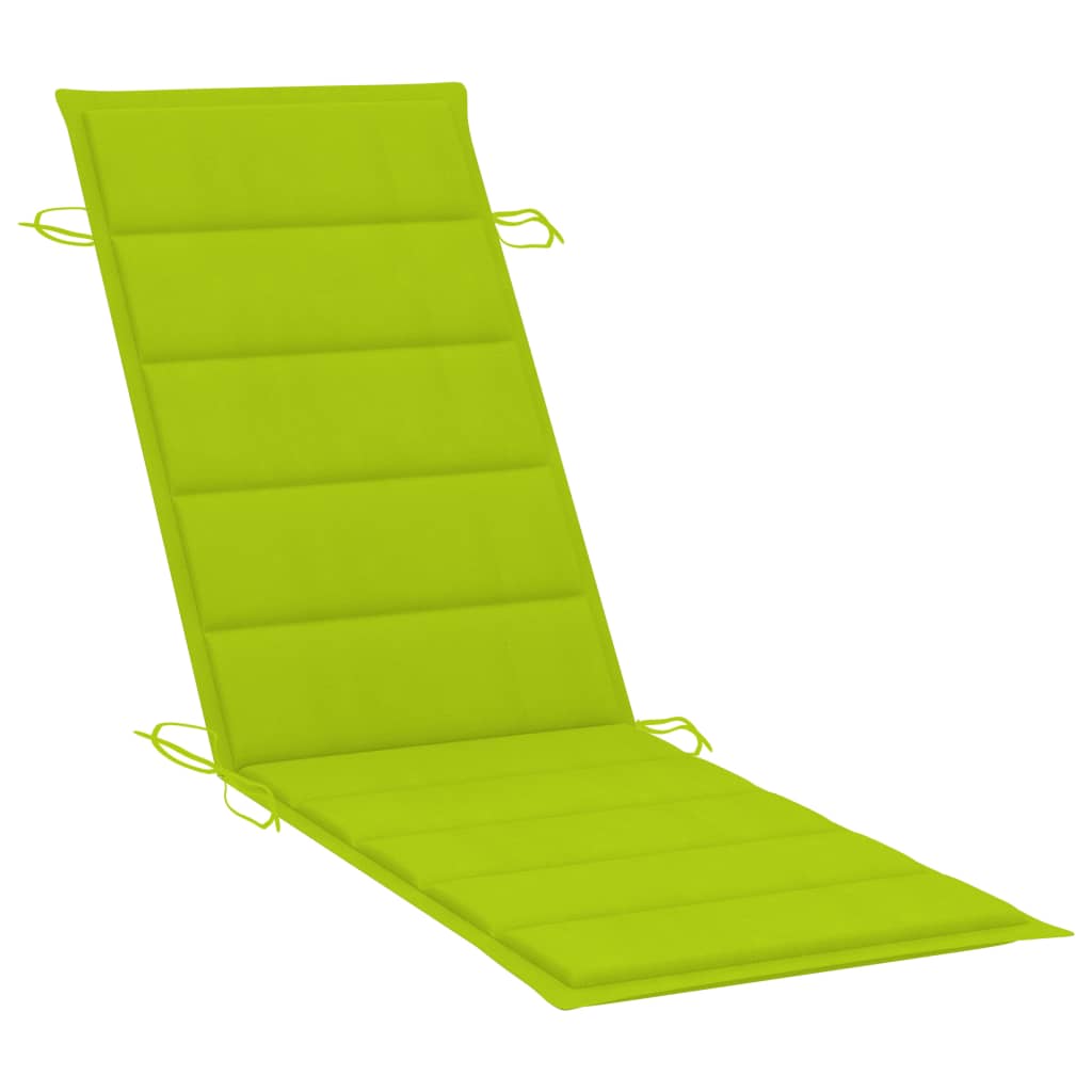 Sonnenliegen-Auflage Hellgrün 186x58x4 cm Oxford-Gewebe