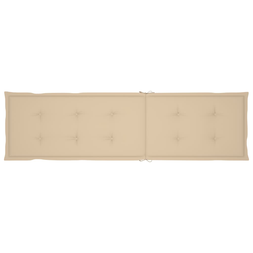 Liegestuhl-Auflage Beige (75+105)x50x4 cm
