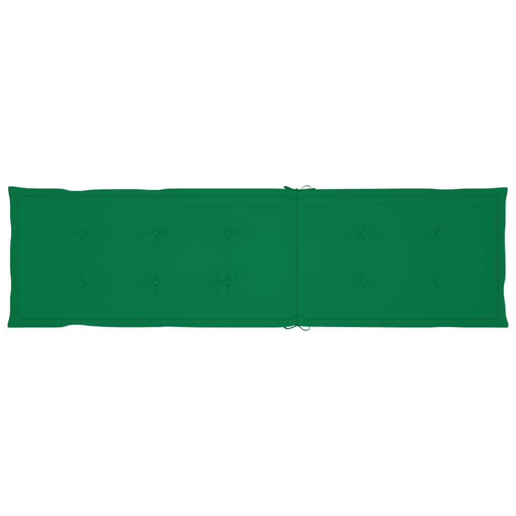 Liegestuhl-Auflage Grün (75+105)x50x4 cm
