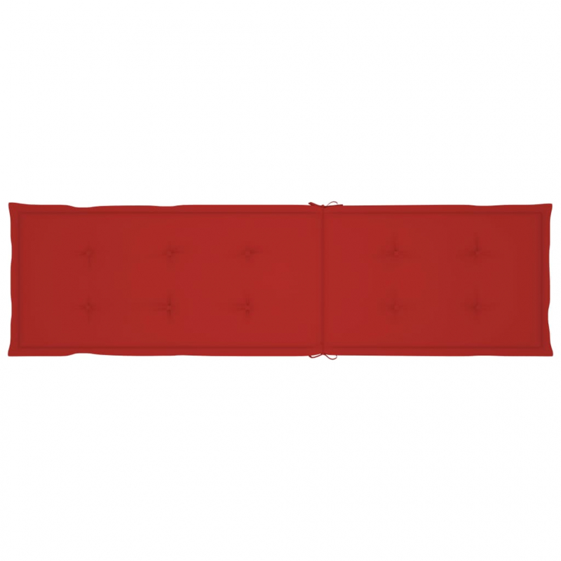 Liegestuhl-Auflage Rot (75+105)x50x4 cm