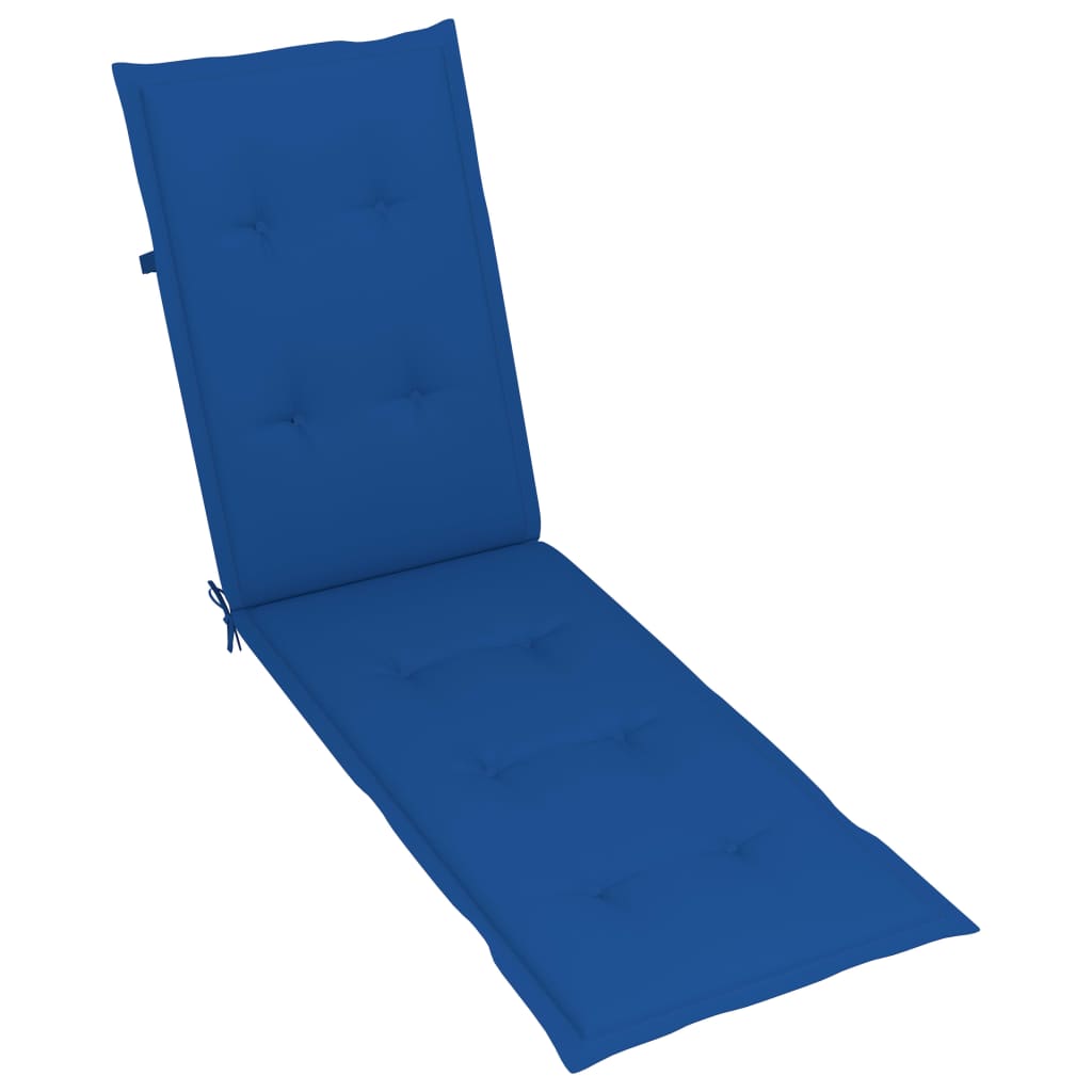 Liegestuhl-Auflage Königsblau (75+105)x50x4 cm