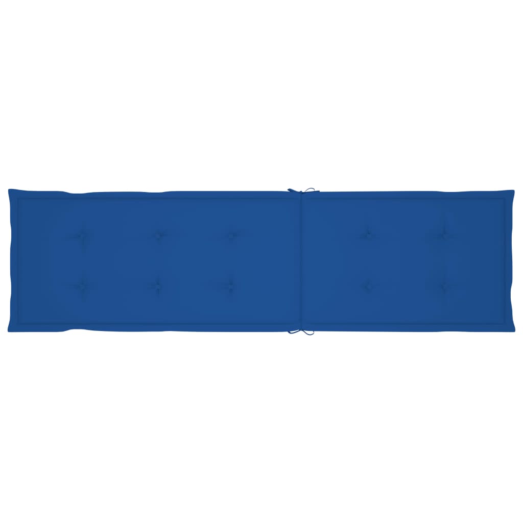 Liegestuhl-Auflage Königsblau (75+105)x50x4 cm