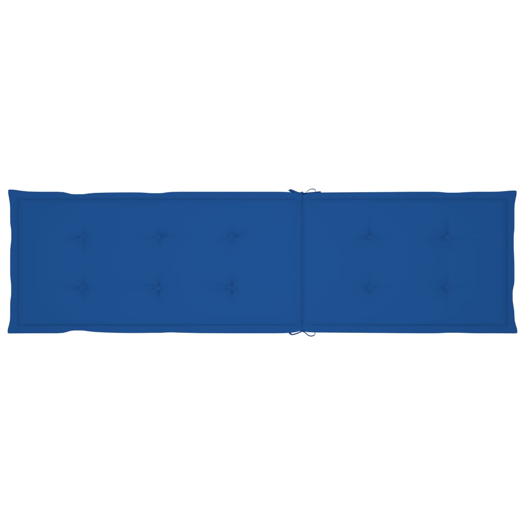 Liegestuhl-Auflage Königsblau (75+105)x50x4 cm