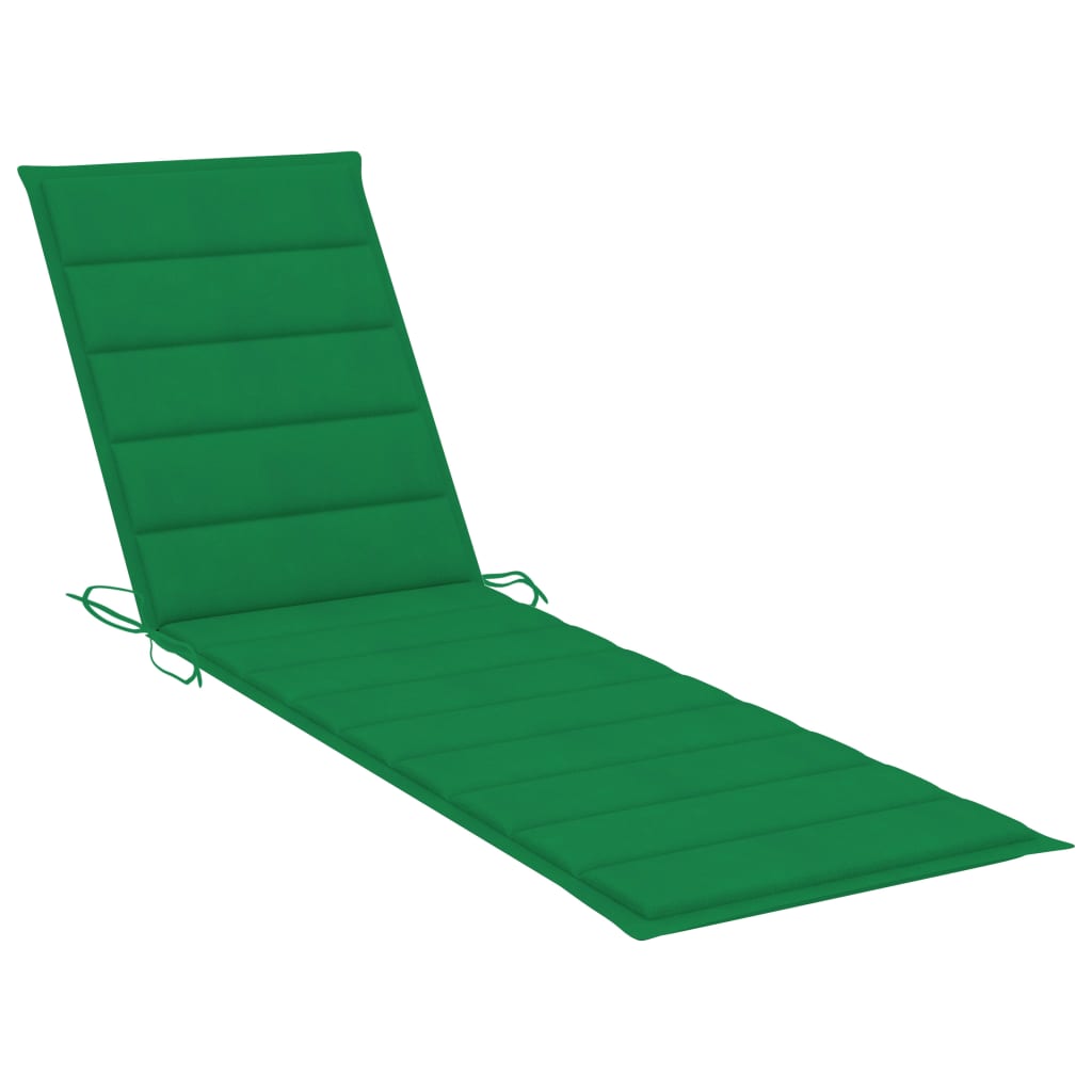 Sonnenliegen-Auflage Grün 200x50x3 cm Oxford-Gewebe