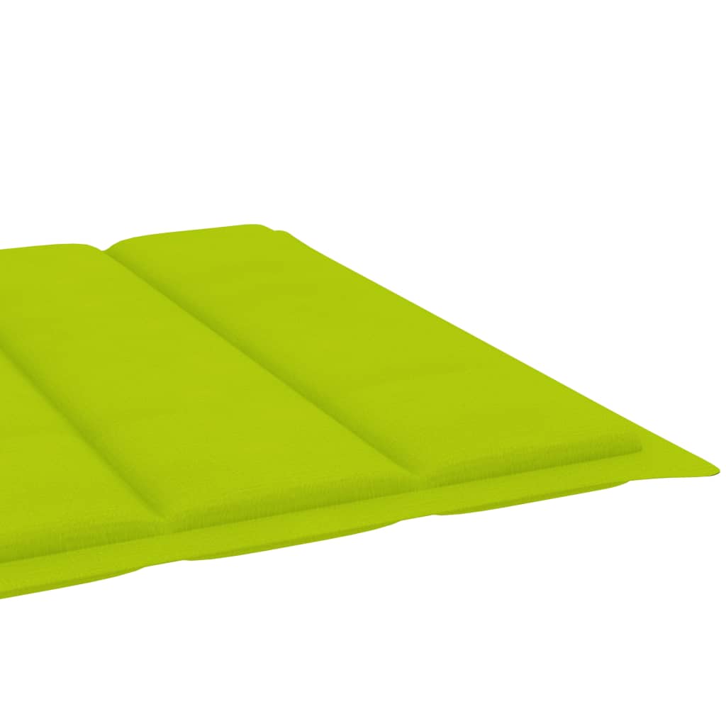 Sonnenliegen-Auflage Hellgrün 200x60x3 cm Oxford-Gewebe