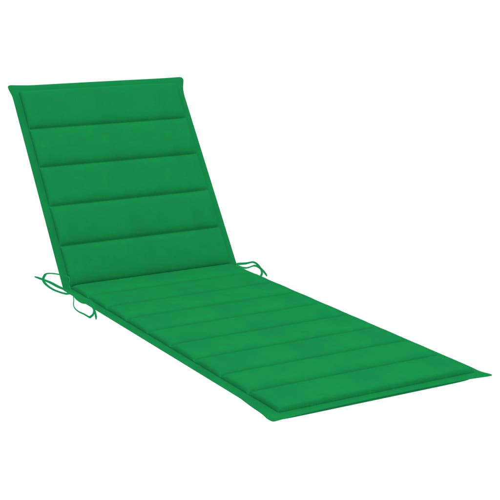 Sonnenliegen-Auflage Grün 200x70x3 cm Oxford-Gewebe