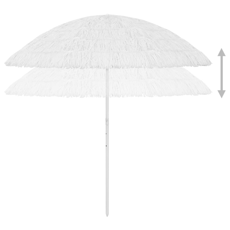 Sonnenschirm Hawaii Weiß 300 cm