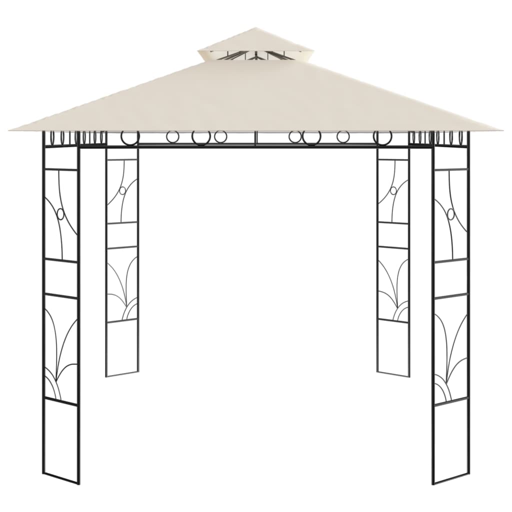 Pavillon 4x3x2,7 m Creme 160 g/m²