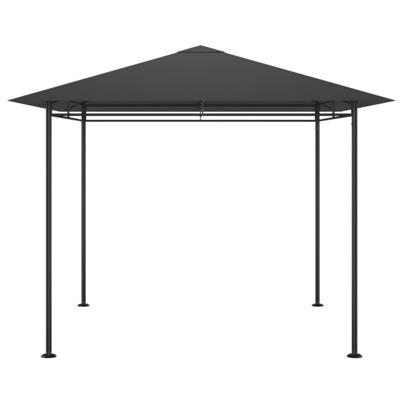 Pavillon 3x3x2,7 m Anthrazit 180 g/m²