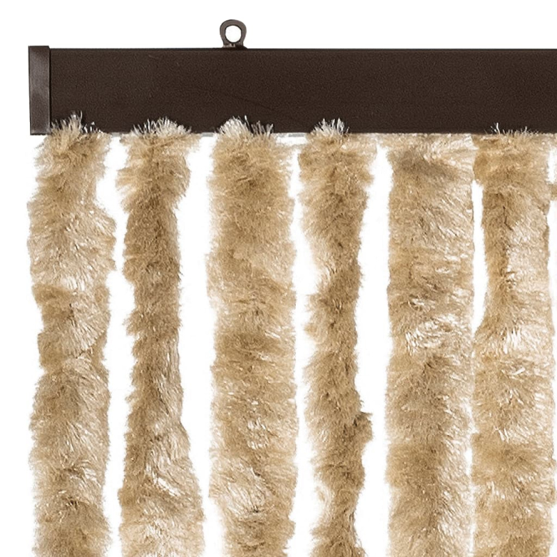 Insektenschutz-Vorhang Beige 90x200 cm Chenille