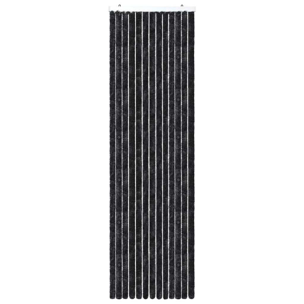 Insektenschutz-Vorhang Anthrazit 56x200 cm Chenille