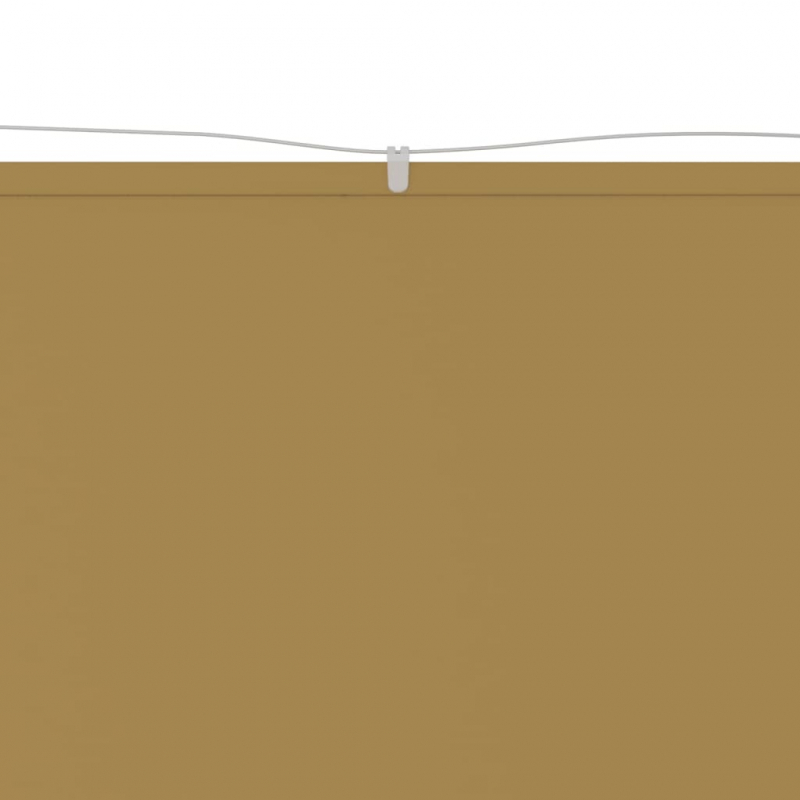 Senkrechtmarkise Beige 140x1000 cm Oxford-Gewebe