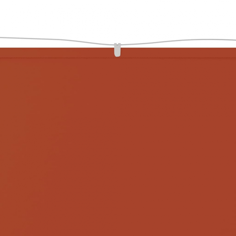 Senkrechtmarkise Terrakotta 100x1200 cm Oxford-Gewebe