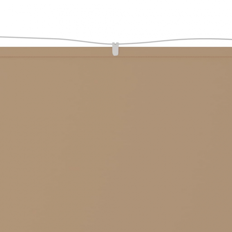 Senkrechtmarkise Taupe 180x1000 cm Oxford-Gewebe