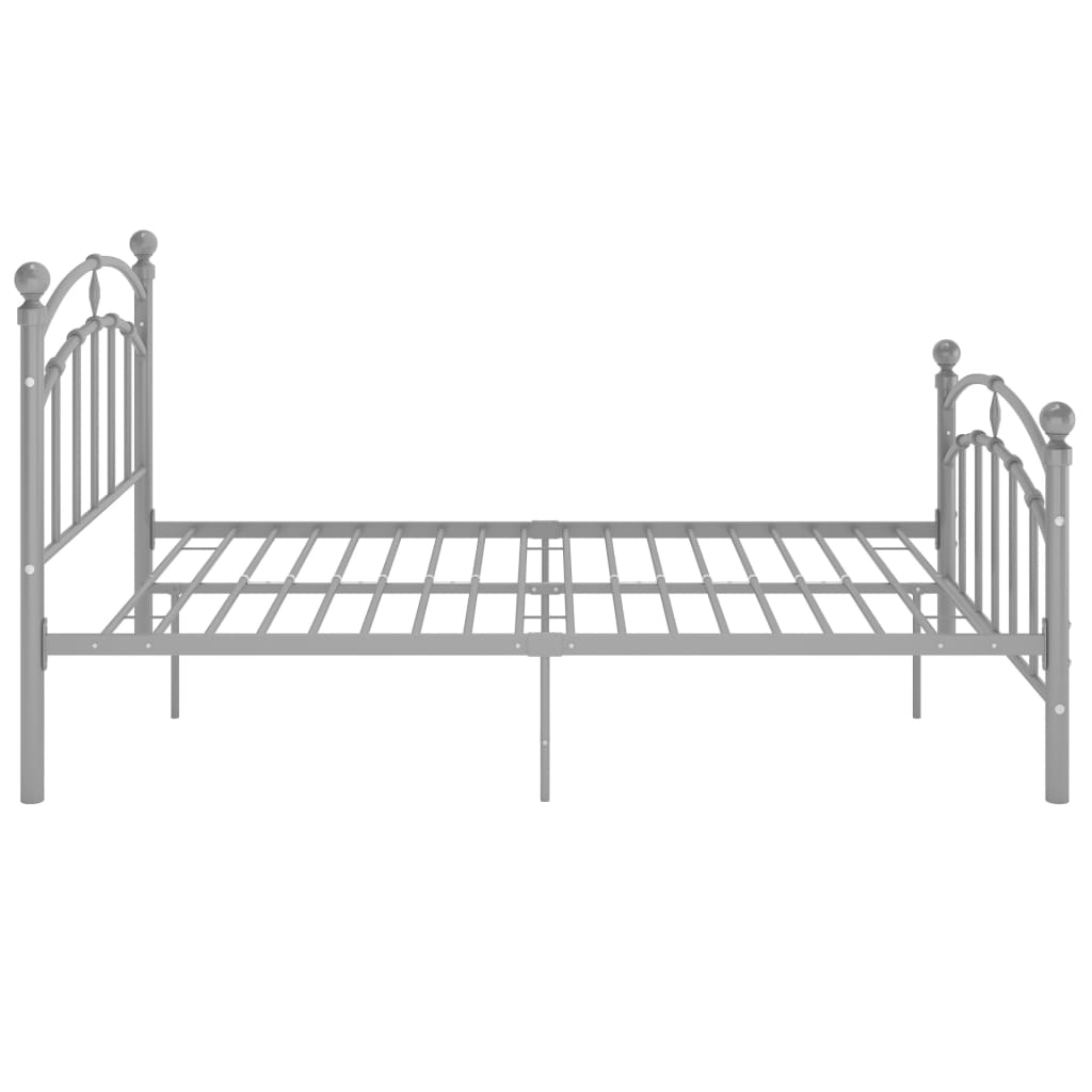 Bettgestell Grau Metall 120x200 cm