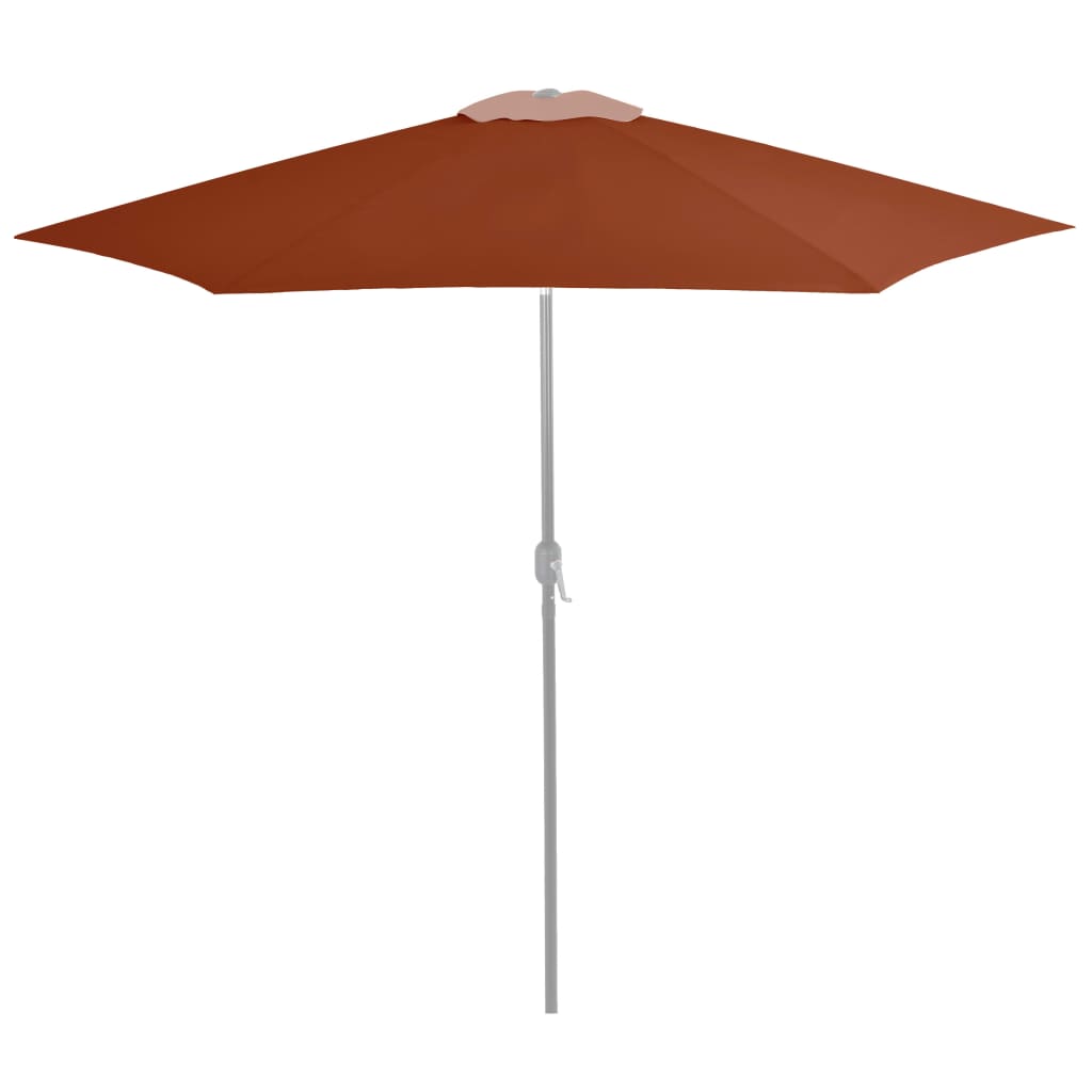 Ersatzbezug für Sonnenschirm Terracotta-Rot 300 cm