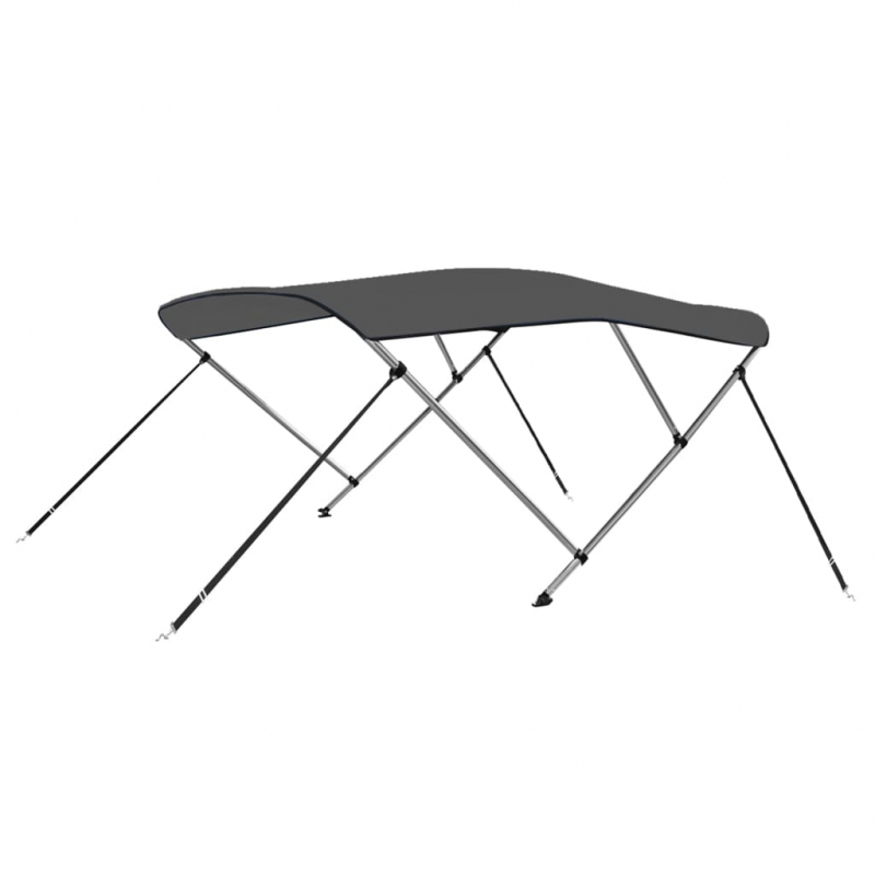 3-Bow Bimini Top Anthrazit 183x160x137 cm