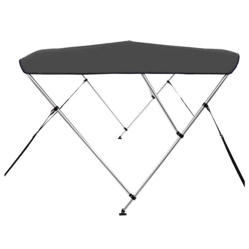 3-Bow Bimini Top Anthrazit 183x196x137 cm