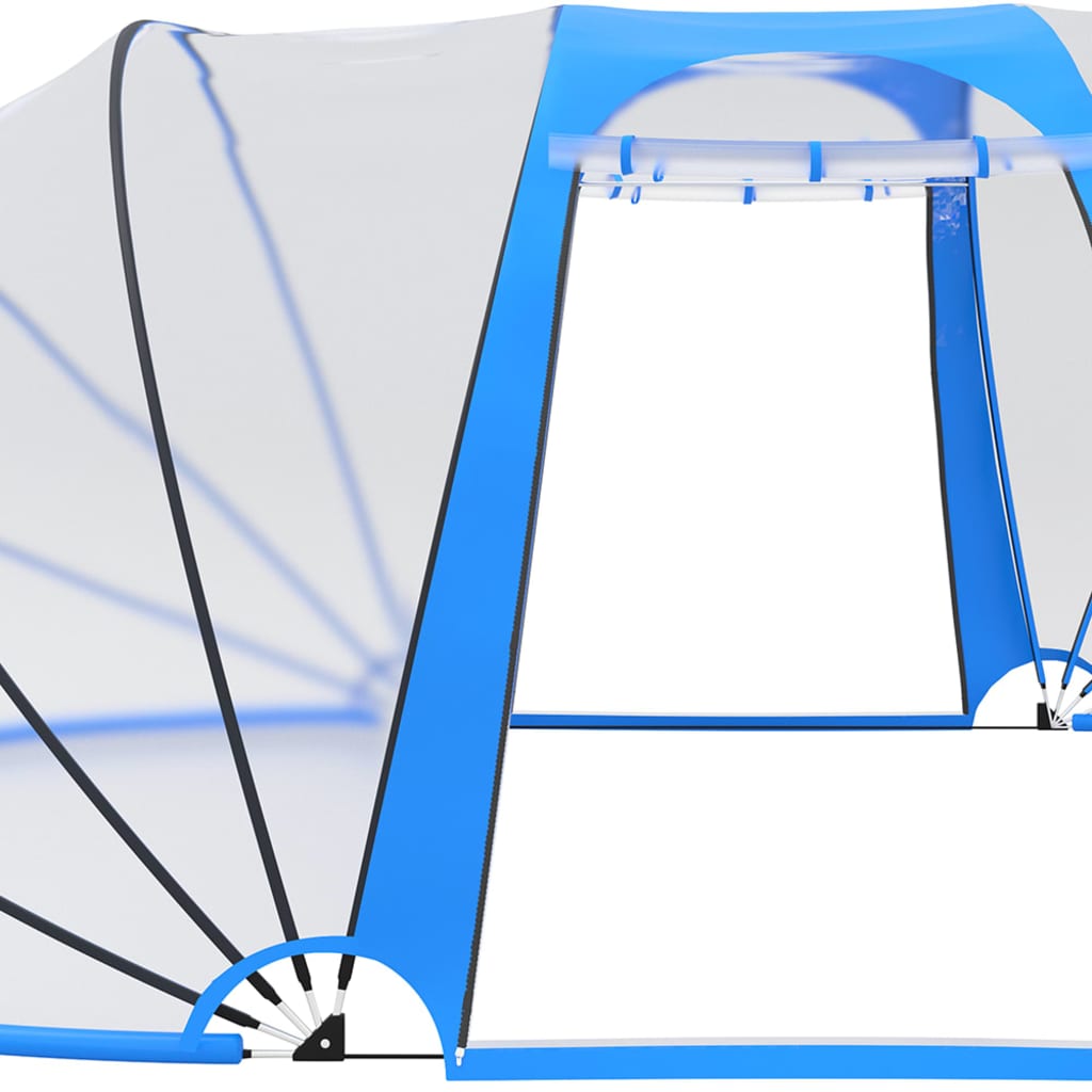 Pool-Kuppel Oval 530x410x210 cm