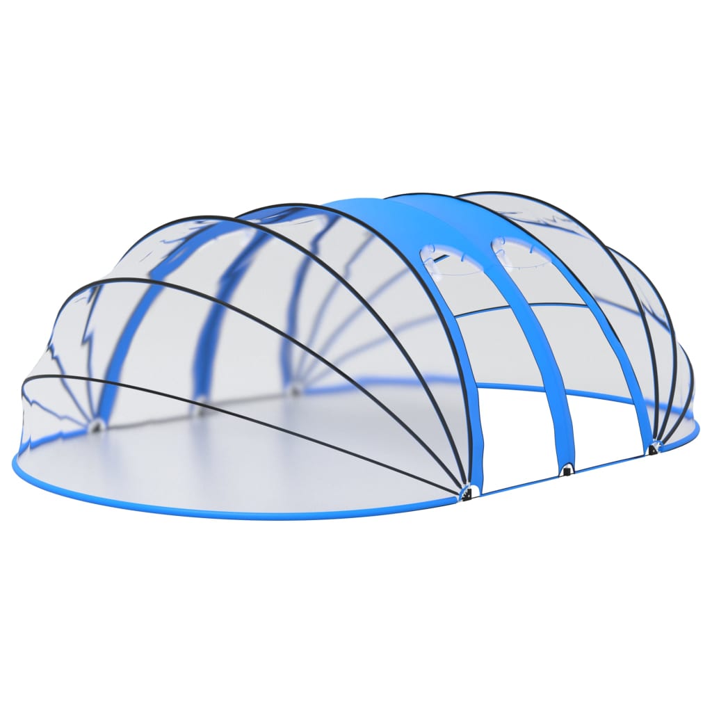 Pool-Kuppel Oval 620x410x210 cm