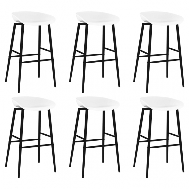 7-tlg. Bar-Set Schwarz und Weiß